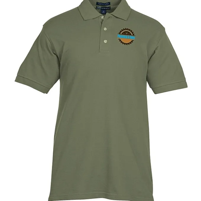 Egyptian Cotton Pique Polo - Men's - Full Color