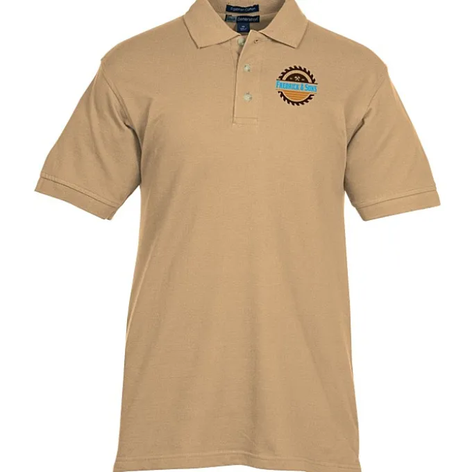 Egyptian Cotton Pique Polo - Men's - Full Color