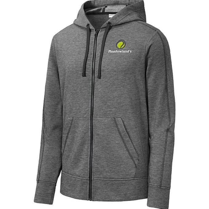 Electric Tri-Blend Wicking Full-Zip Sweatshirt - Men's