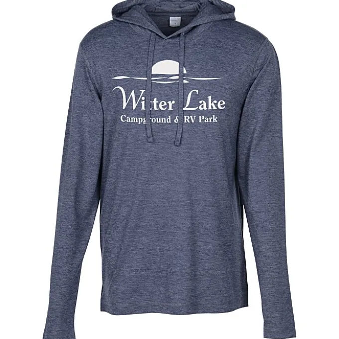 Electric Tri-Blend Wicking Hooded Tee - Men's