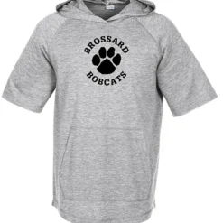 Electric Tri-Blend Wicking Short Sleeve Hooded Tee