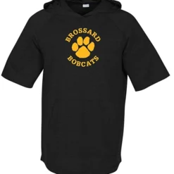 Electric Tri-Blend Wicking Short Sleeve Hooded Tee