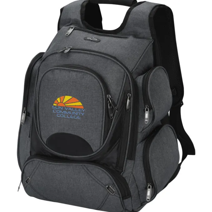 elleven Checkpoint-Friendly Laptop Backpack - Embroidered