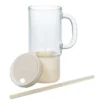 Ello Nova Glass Travel Mug with Straw - 18 oz.