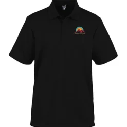 Elm Vertical Dash Jacquard Stripe Polo - Men's