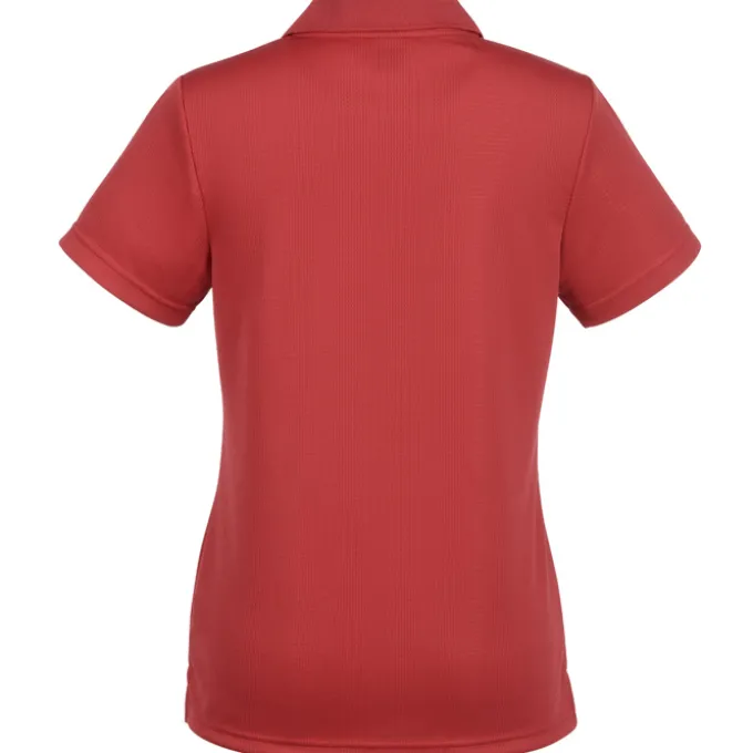 Elm Vertical Dash Jacquard Stripe Polo - Ladies'