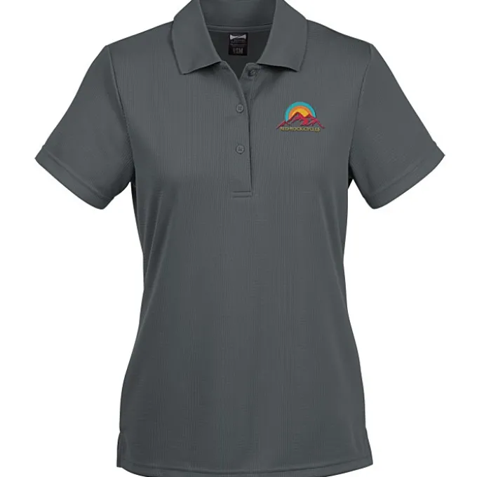 Elm Vertical Dash Jacquard Stripe Polo - Ladies'