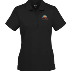 Elm Vertical Dash Jacquard Stripe Polo - Ladies'