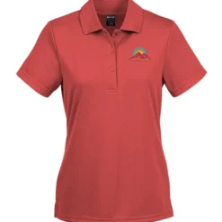Elm Vertical Dash Jacquard Stripe Polo - Ladies'