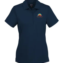 Elm Vertical Dash Jacquard Stripe Polo - Ladies'