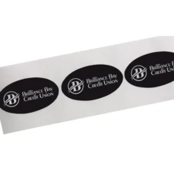 Embossed Seal by the Roll - Oval - 1 1/4 inches x 2 1/4 inches