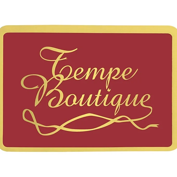 Embossed Seal by the Roll - Rectangle - 1 1/2 inches x 2 inches