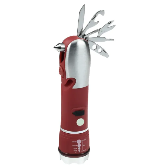 Emergency Rechargeable COB Flashlight Muli-Tool