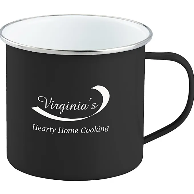 Enamel Metal Campfire Mug - 16 oz. - 24 hr