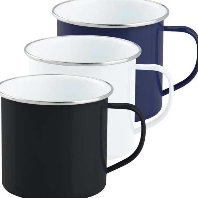 Enamel Metal Campfire Mug - 16 oz. - 24 hr