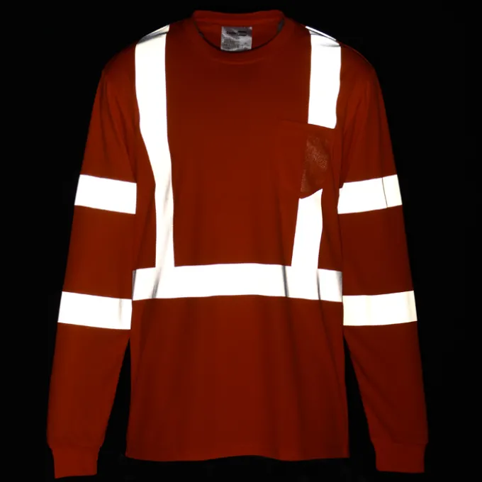 Enhanced Reflective Performance LS Pocket T-Shirt