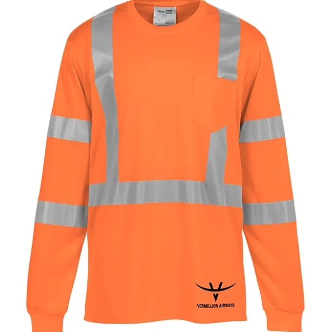 Enhanced Reflective Performance LS Pocket T-Shirt