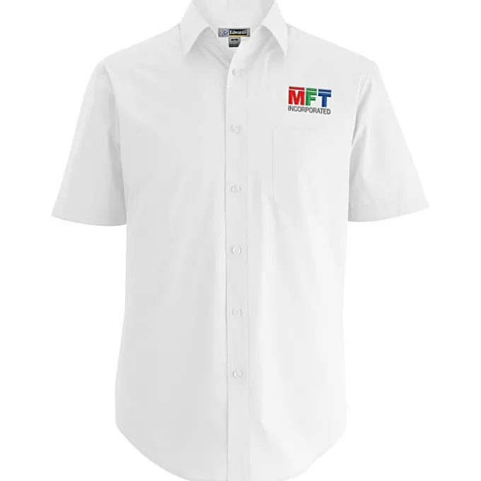 Essential Broadcloth Short Sleeve Shirt - Men's