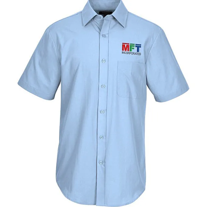 Essential Broadcloth Short Sleeve Shirt - Men's