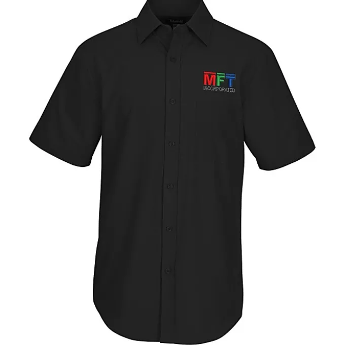 Essential Broadcloth Short Sleeve Shirt - Men's
