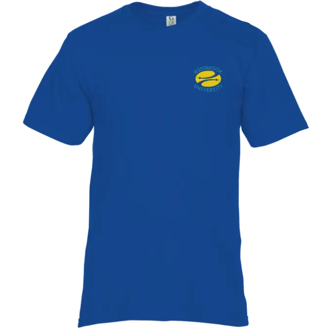 Essential Ring Spun Cotton T-Shirt - Men's - Colors - Embroidered