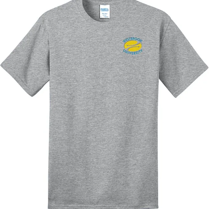 Essential Ring Spun Cotton T-Shirt - Men's - Colors - Embroidered