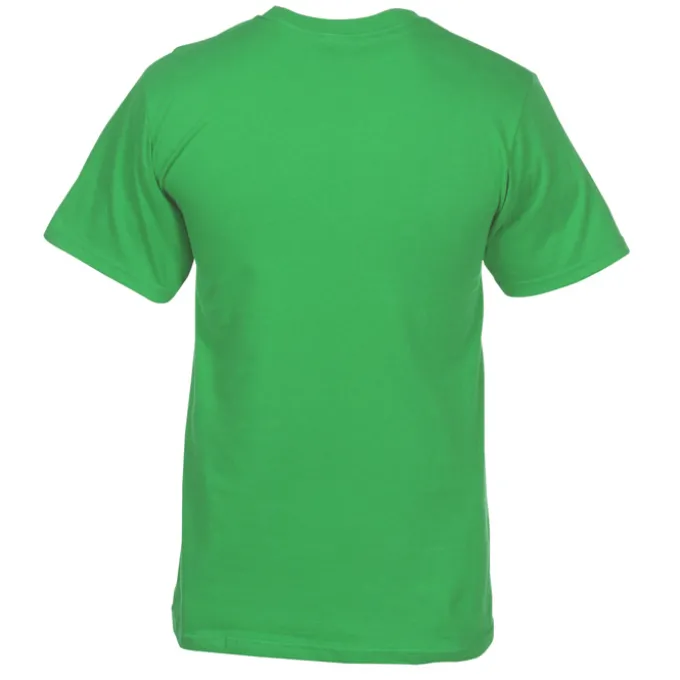 Essential Ring Spun Cotton T-Shirt - Men's - Colors - Embroidered