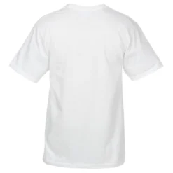 Essential Ring Spun Cotton T-Shirt - Men's - White - Embroidered