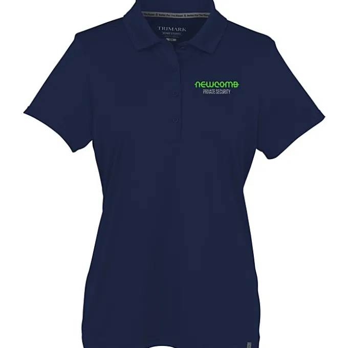 Evans Textured Double Knit Polo - Ladies'