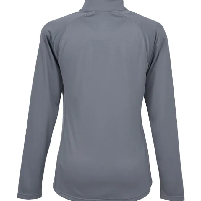 Evans Textured Double Knit 1/2-Zip Pullover - Ladies'