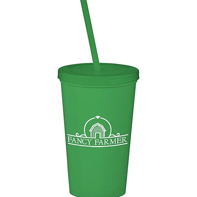 Event Stadium Cup with Lid & Straw - 20 oz