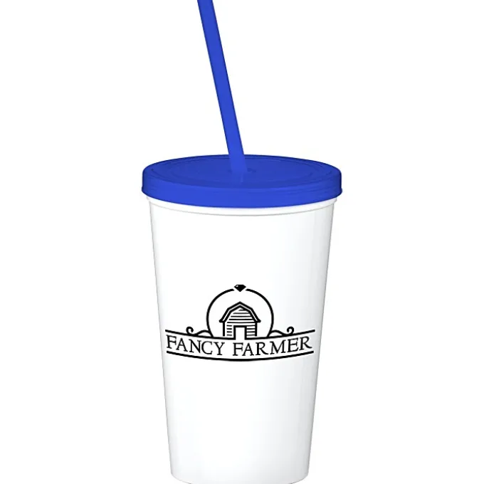 Event Stadium Cup with Lid & Straw - 20 oz