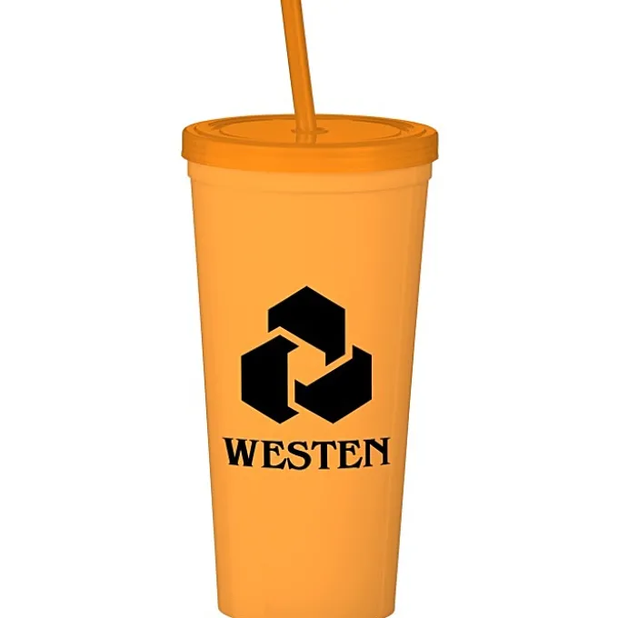 Event Stadium Cup with Lid & Straw - 24 oz