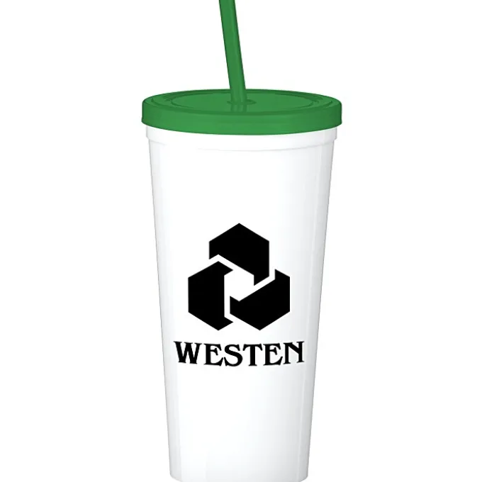 Event Stadium Cup with Lid & Straw - 24 oz