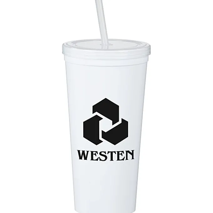 Event Stadium Cup with Lid & Straw - 24 oz