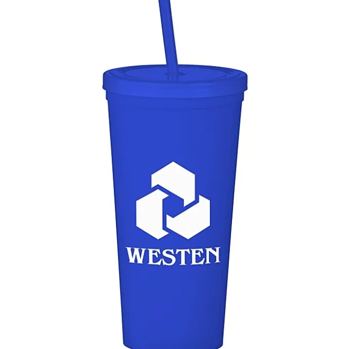 Event Stadium Cup with Lid & Straw - 24 oz