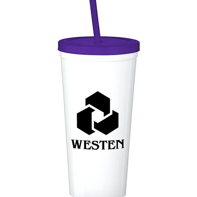 Event Stadium Cup with Lid & Straw - 24 oz