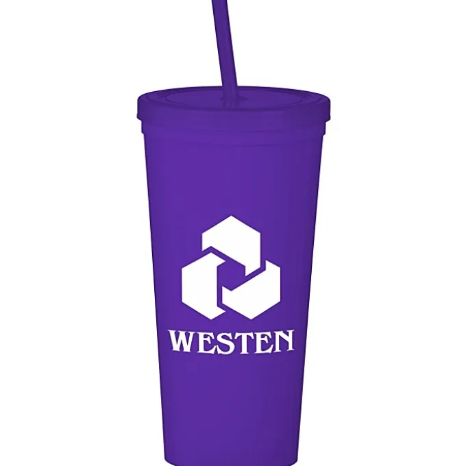Event Stadium Cup with Lid & Straw - 24 oz