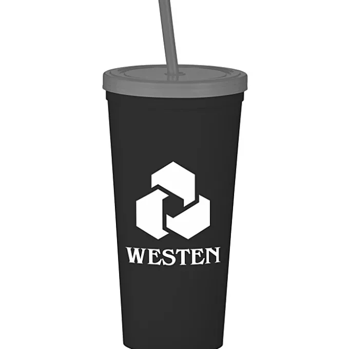 Event Stadium Cup with Lid & Straw - 24 oz