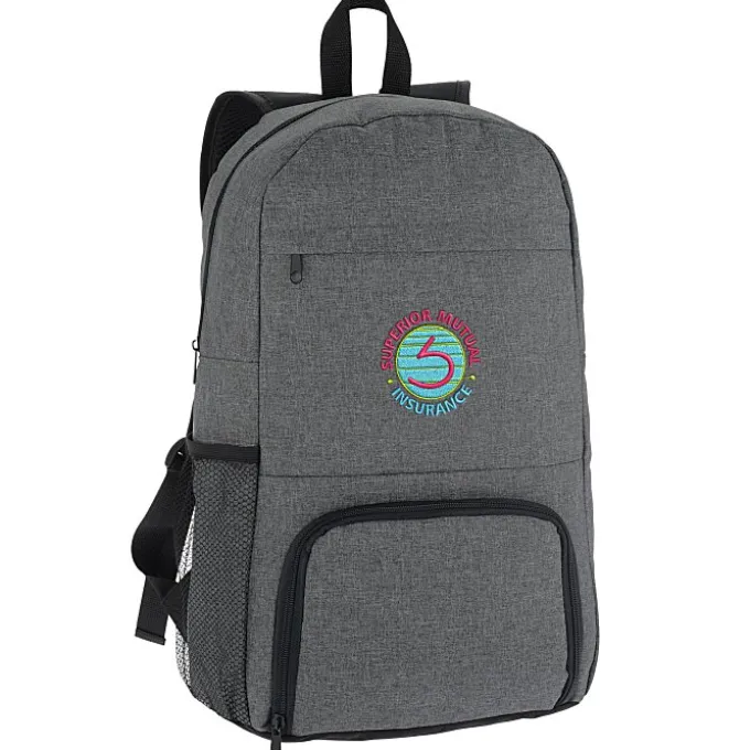Everyday Backpack with Insulated Compartment - Embroidered
