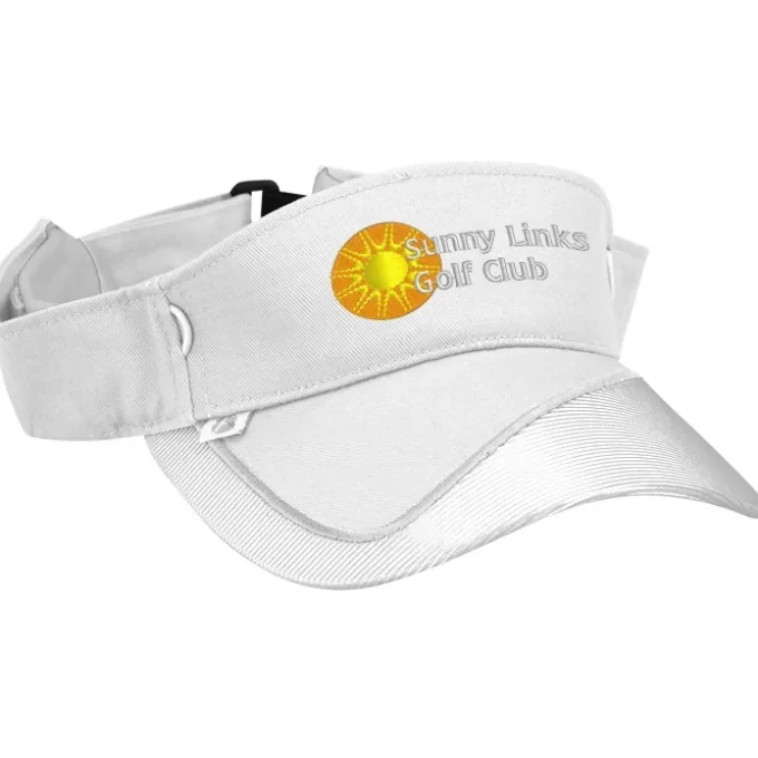 Fairway Wicking Golf Visor with Tee Holder - 24 hr