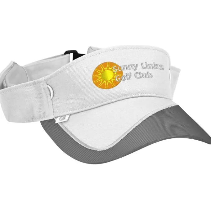 Fairway Wicking Golf Visor with Tee Holder - 24 hr