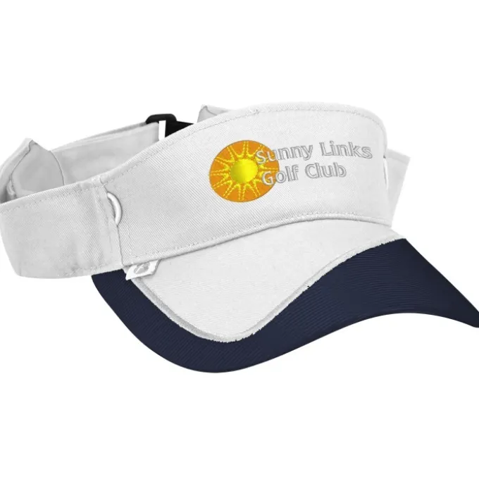 Fairway Wicking Golf Visor with Tee Holder - 24 hr