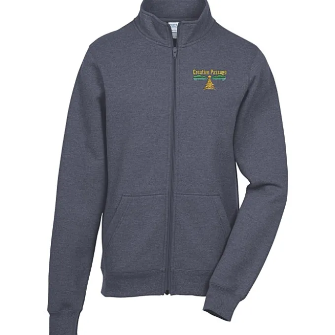 Fashion Cadet Full-Zip Sweatshirt - Embroidered