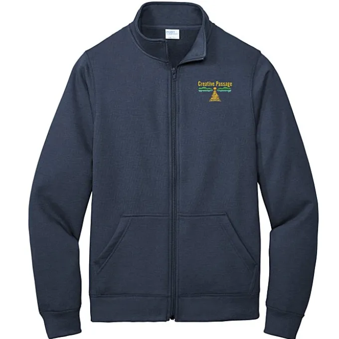 Fashion Cadet Full-Zip Sweatshirt - Embroidered