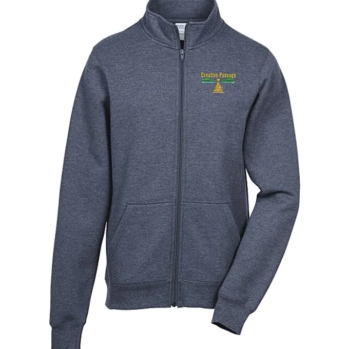 Fashion Cadet Full-Zip Sweatshirt - Embroidered