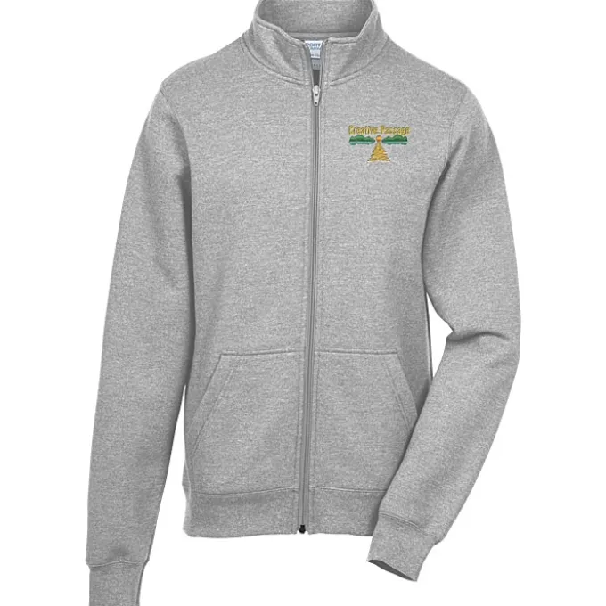 Fashion Cadet Full-Zip Sweatshirt - Embroidered