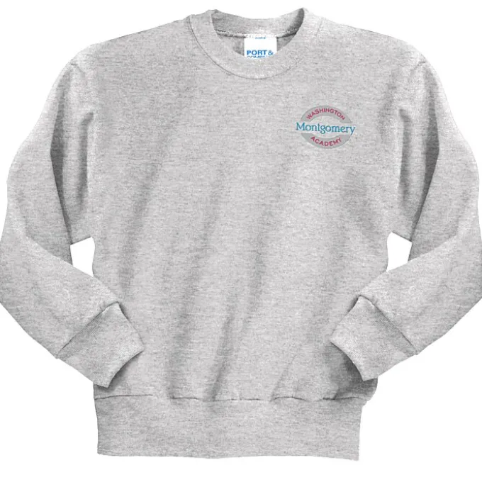 Fashion Crewneck Sweatshirt – Youth – Embroidered
