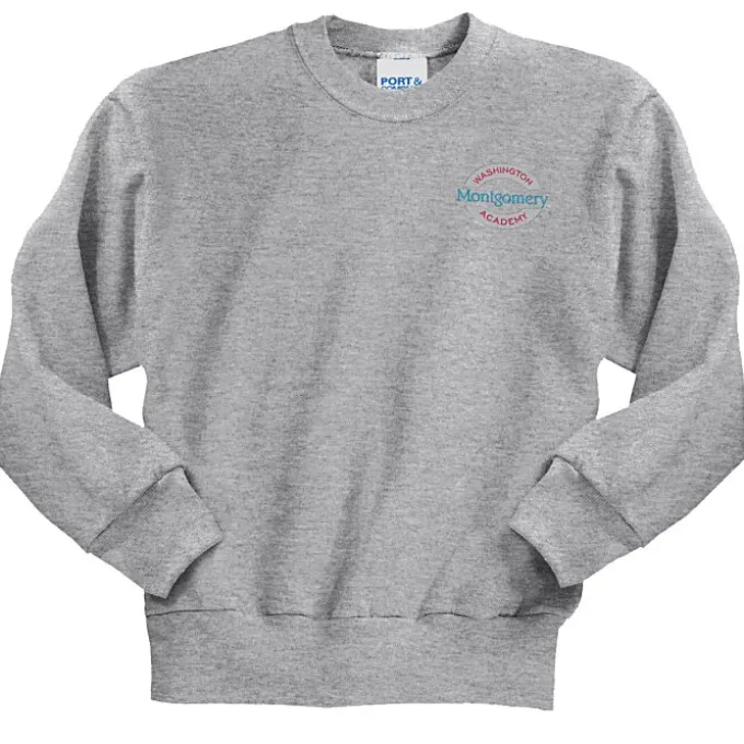 Fashion Crewneck Sweatshirt – Youth – Embroidered