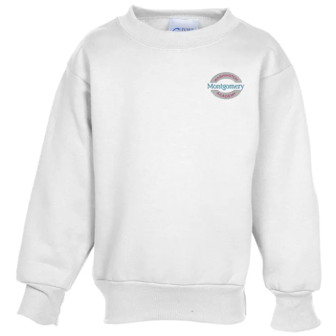 Fashion Crewneck Sweatshirt – Youth – Embroidered